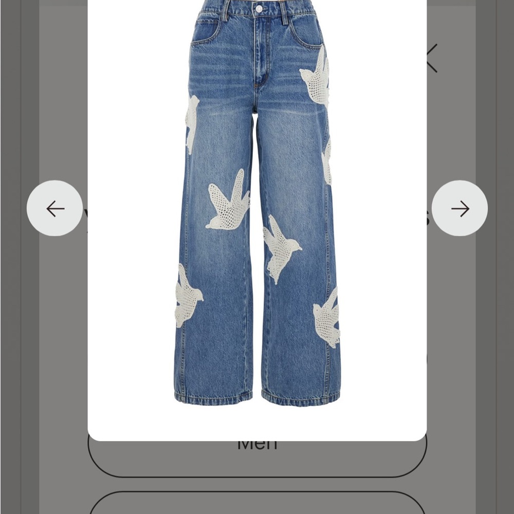 Sean appliqué jeans
